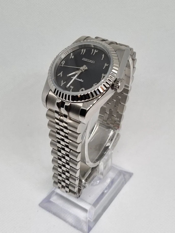 Datejust Black Arabic Dial Custom Mod