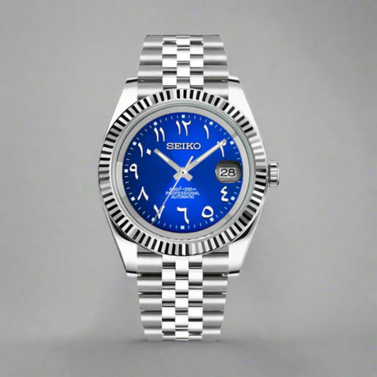 Datejust Blue Arabic Dial Custom Mod